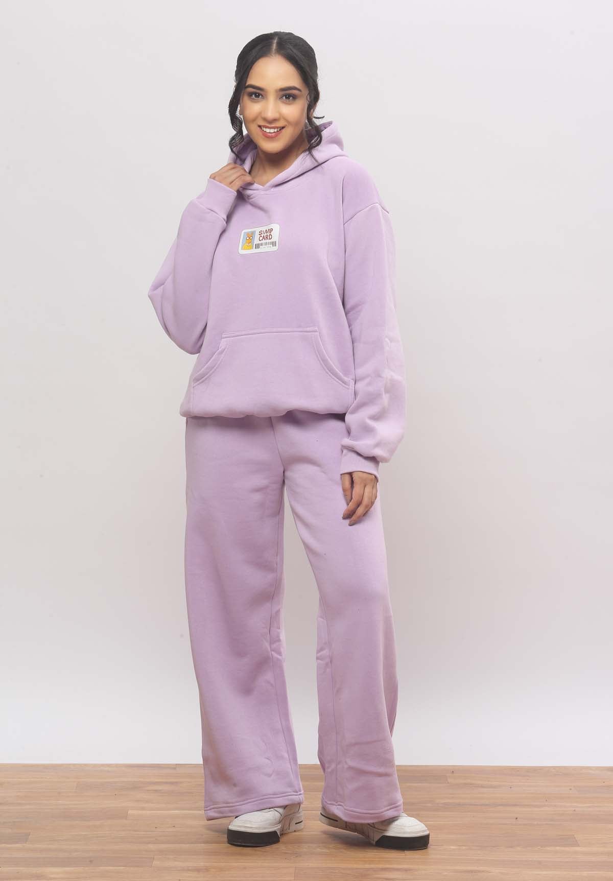 Lavender Wide Leg Jogger